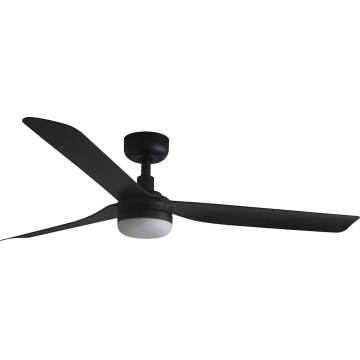 FARO 33815WT-21 - Ventilador de teto LED dimerizável PUNT M LED/18W/230V 2700/3000/4000K preto Ø 132 cm Wi-Fi Tuya + comando remoto