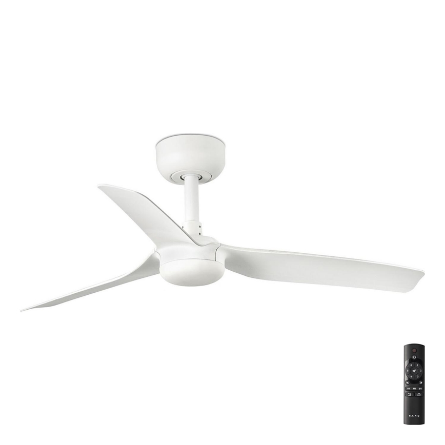 FARO 33820 - Ventoinha de teto MINI PUNT S branco diâmetro 90 cm + comando