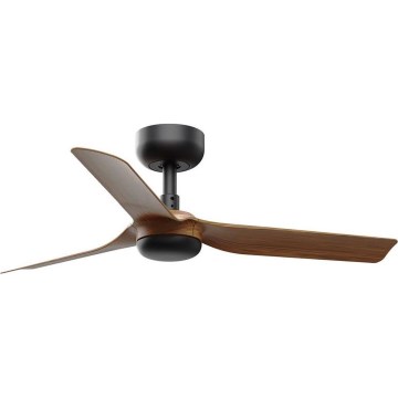 FARO 33823WT - Ventoinha de teto MINI PUNT S castanho/preto diâmetro 90 cm Wi-Fi Tuya + comando
