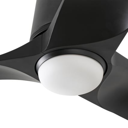 FARO 33827-1TW - Ventilador de teto LED dimerizável HEY TUB S LED/10W/230V 2700/3000/4000K preto Ø 90 cm + controlo remoto