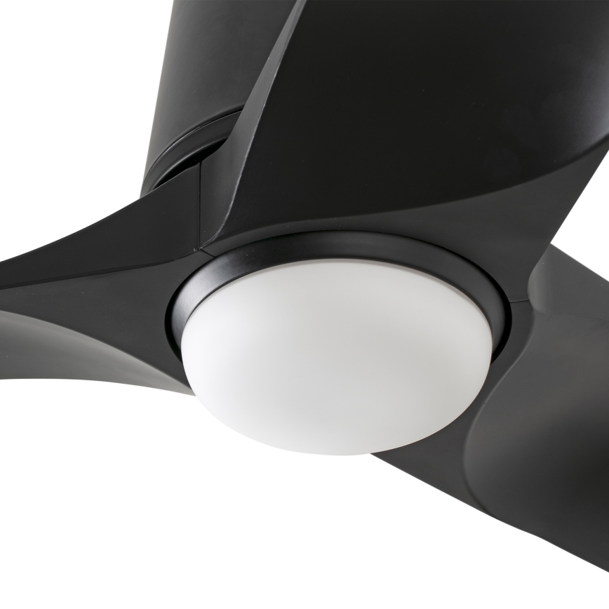 FARO 33827-1TW - Ventilador de teto LED dimerizável HEY TUB S LED/10W/230V 2700/3000/4000K preto Ø 90 cm + controlo remoto