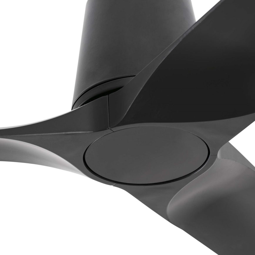 FARO 33827 - Ventoinha de teto HEY TUB S preto diâmetro 90 cm + comando