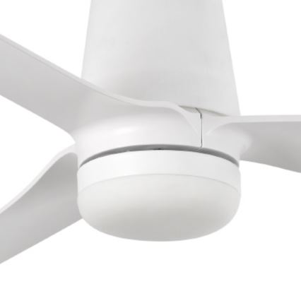 FARO 33828-1TW - Ventilador de teto LED regulável PUNT TUB M LED/18W/230V 2700/3000/4000K Ø 130 cm branco + controlo remoto
