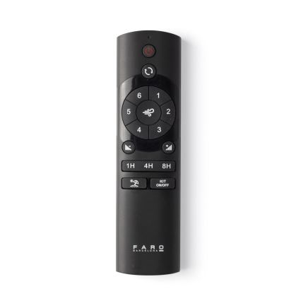 FARO 33828-1TW - Ventilador de teto LED regulável PUNT TUB M LED/18W/230V 2700/3000/4000K Ø 130 cm branco + controlo remoto