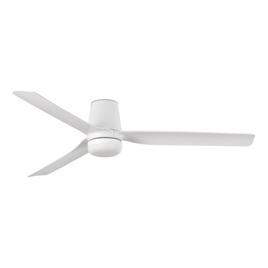 FARO 33828-1TW - Ventoinha de teto LED com regulação PUNT TUB M LED/18W/230V 3000/4200/6500K diâmetro 130 cm branco + comando