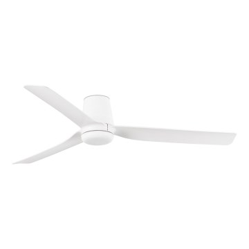 FARO 33828 - Ventoinha de teto PUNT TUB M branco diâmetro 130 cm + comando