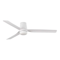 FARO 33828WT1S - Ventilador de teto com LED regulável PUNT TUB M LED/18W/230V 2700/3000/4000K diâmetro 132 cm branco Wi-Fi Tuya + controlo remoto