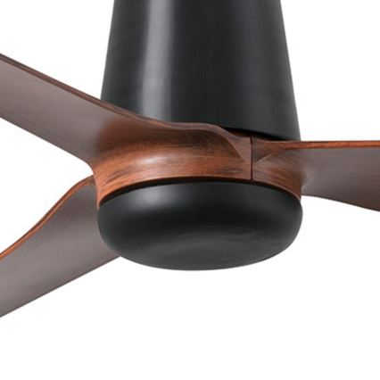 FARO 33831 - Ventoinha de teto PUNT TUB M castanho/preto diâmetro 130 cm + comando