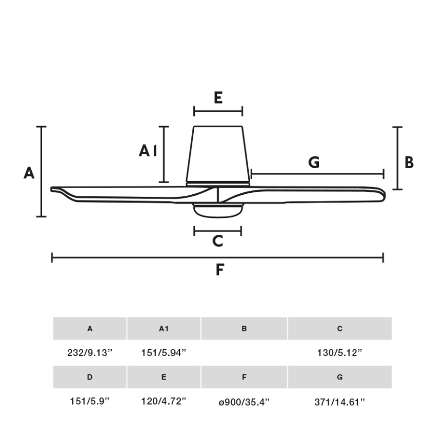 FARO 33836WT-1TW - Ventilador de teto LED regulável HEYWOOD TUB S LED/10W/230V 2700/4000/6000K pinho/branco diâmetro 90 cm Wi-Fi Tuya + controlo remoto