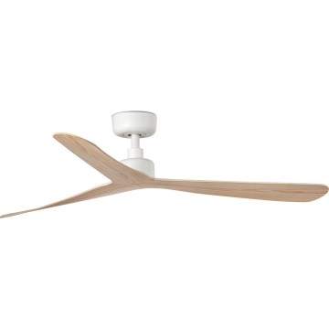 FARO 34195 - Ventilador de teto ROCKER M, diâmetro 132 cm, bege/branco + controlo remoto