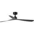 FARO 34196 - Ventilador de teto ROCKER M, diâmetro 132 cm, preto + comando remoto