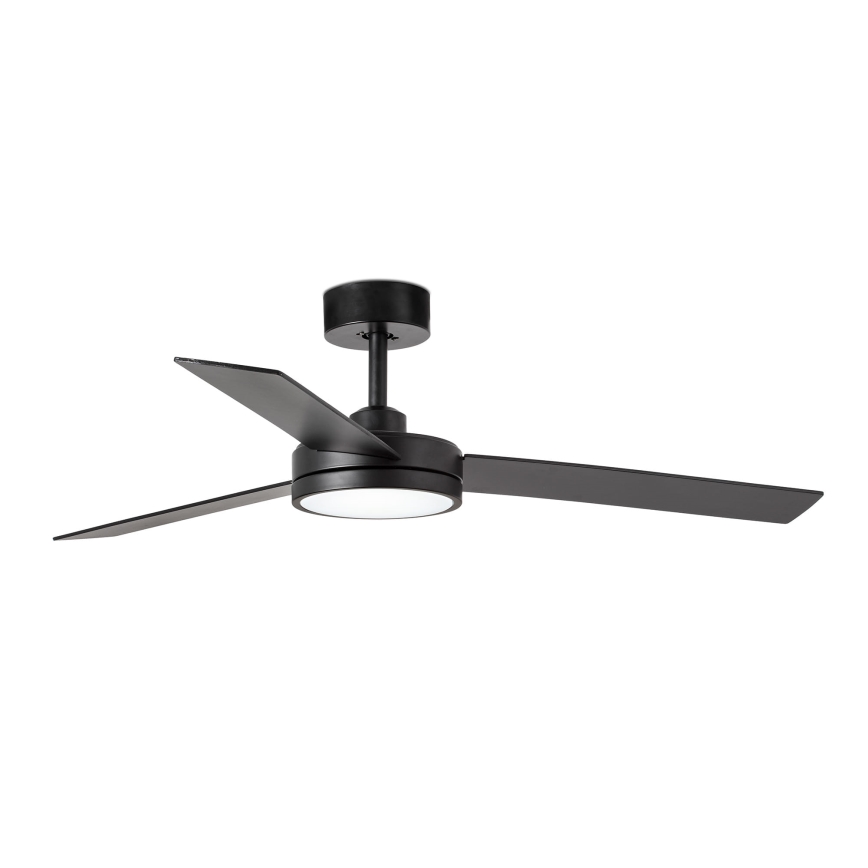 FARO 34261 - Ventilador de teto LED BARTH LED/24W/230V preto + comando à distância