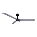 FARO 34287WT1S - Ventilador de teto LED dimerizável CRUISER XL LED/18W/230V 2700/3000/4000K Ø 160 cm cinza/preto Wi-Fi Tuya + controlo remoto