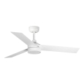 FARO 34288WT1S - Ventilador de teto LED regulável CRUISER S LED/18W/230V 2700/3000/4000K diâmetro 106 cm branco Wi‑Fi Tuya + controlo remoto