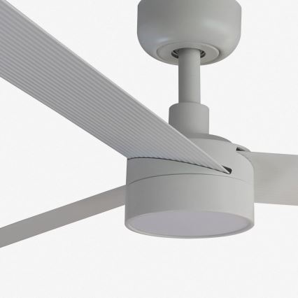 FARO 34290-1TW - Ventilador LED regulável CRUISER LED/20W/230V 2700/3000/4000K diâmetro 132 cm branco + comando remoto
