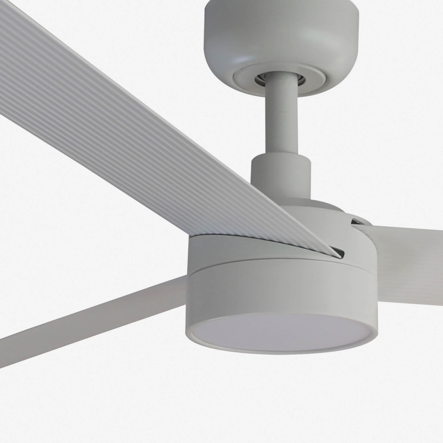 FARO 34290WT1S - Ventilador de teto LED dimerizável CRUISER L LED/18W/230V 2700/3000/4000K diâmetro 132 cm branco Wi-Fi Tuya + controlo remoto
