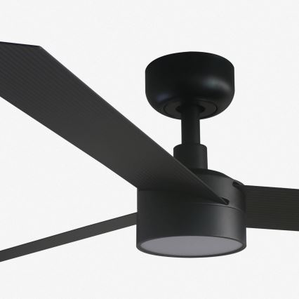 FARO 34291-1TW - Ventilador de teto LED dimerizável CRUISER LED/20W/230V 2700/3000/4000K diâmetro 132 cm preto + comando remoto