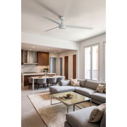 FARO 34292-1TW - Ventoinha LED com regulação CRUISER LED/20W/230V 2700/4000/6500K diâmetro 160 cm branco + comando