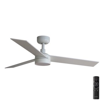 FARO 34295-1TW - Ventoinha de teto LED com regulação RUDDER S LED/18W/230V 2700/4000/6500K diâmetro 106 cm branco + comando