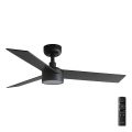 FARO 34296-1TW - Ventilador de teto LED dimerizável RUDDER S LED/18W/230V 2700/3000/4000K, diâmetro 106 cm, preto + controlo remoto