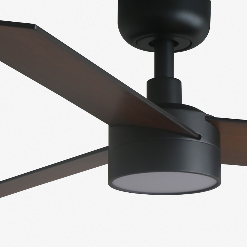 FARO 34296-1TW - Ventilador de teto LED dimerizável RUDDER S LED/18W/230V 2700/3000/4000K, diâmetro 106 cm, preto + controlo remoto
