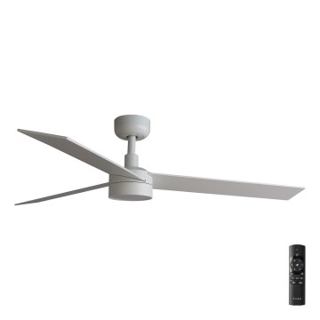 FARO 34297-1TW - Ventilador LED com regulação de intensidade RUDDER L LED/20W/230V 2700/3000/4000K Ø 132 cm + controlo remoto