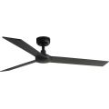 FARO 34298WT - Ventoinha de teto RUDDER L preto/wenge diâmetro 132 cm Wi-Fi Tuya + comando