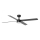 FARO 34356-1TW - Ventoinha de teto LED com regulação RUDDER L LED/20W/230V preto/castanho diâmetro 132 cm + comando