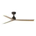 FARO 34371WT - Ventilador de teto MARINE M Ø 125 cm castanho/preto IP44 Wi-Fi Tuya + controlo remoto