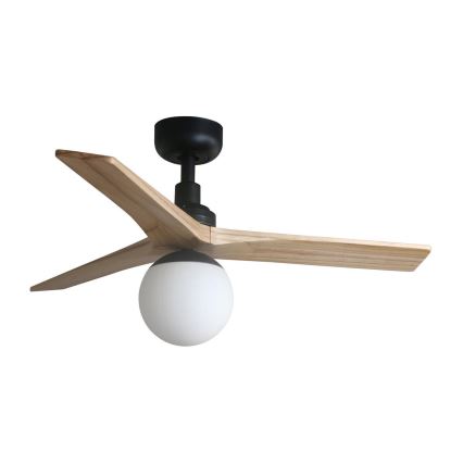 FARO 3L022 - Luminária para ventilador KLIM 1xE27/15W/230V preta