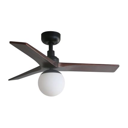 FARO 3L022 - Luminária para ventilador KLIM 1xE27/15W/230V preta