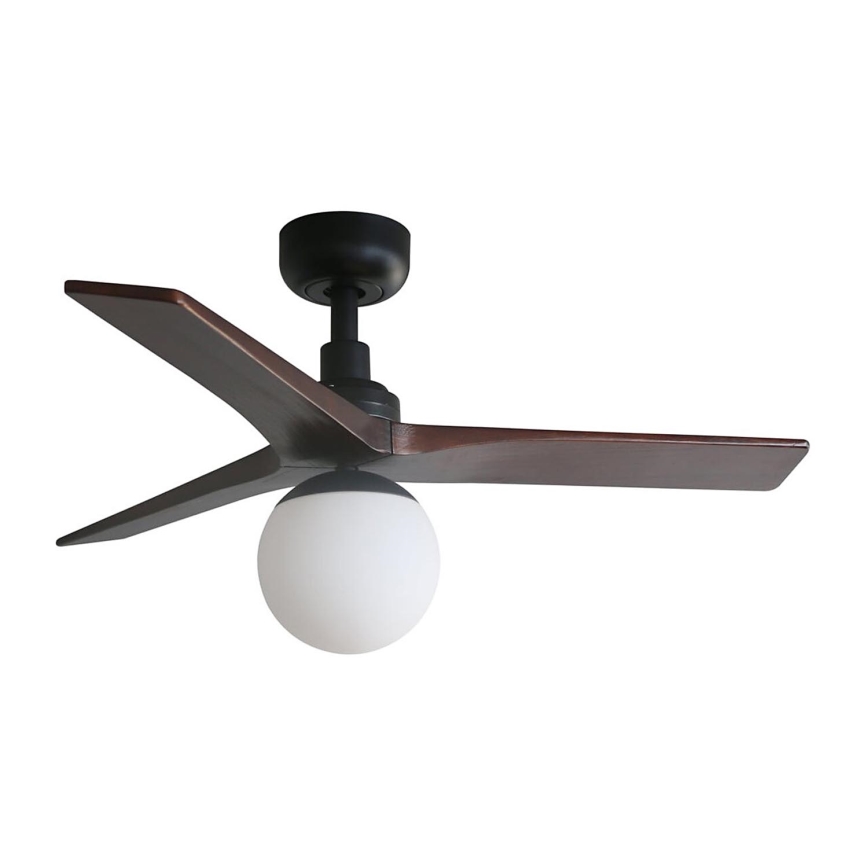 FARO 3L022 - Luminária para ventilador KLIM 1xE27/15W/230V preta