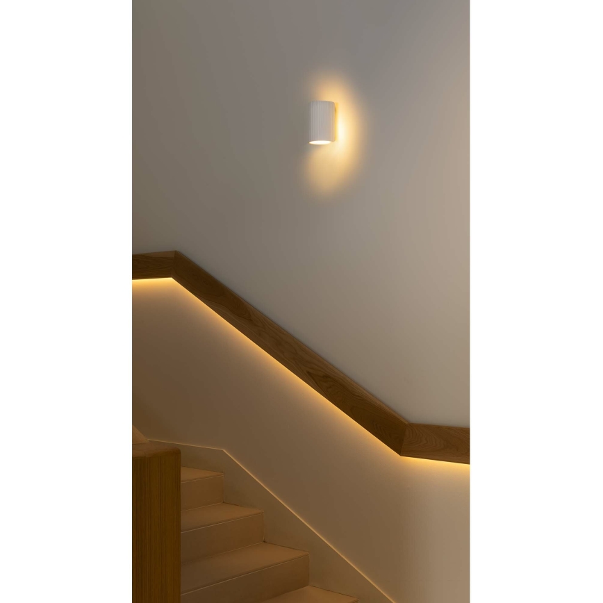 FARO 40522 - Iluminação de parede SOLE 1xGU10/8W/230V branco redondo