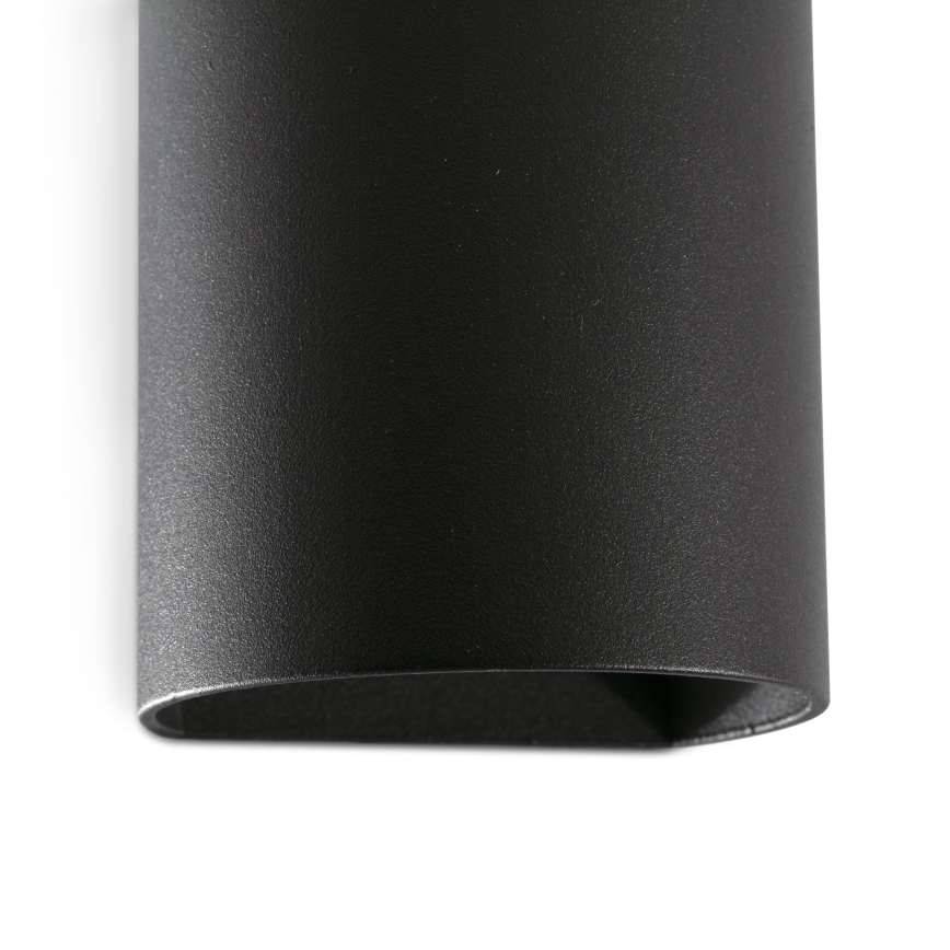 FARO 40523 - Iluminação de parede SOLE 1xGU10/8W/230V preto redondo