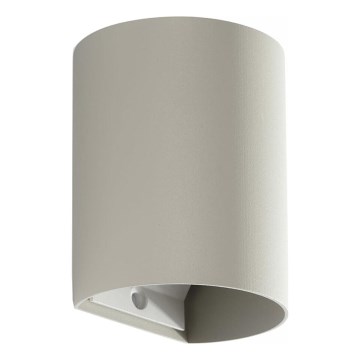 FARO 40524 - Iluminação de parede SOLE 1xGU10/8W/230V cinzento redondo