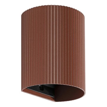 FARO 40529 - Iluminação de parede SOLE 1xGU10/8W/230V tijolo recortado redondo