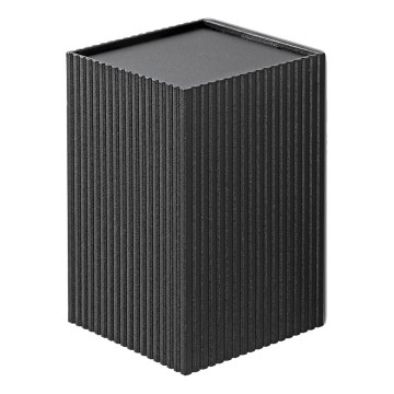 FARO 40535 - Iluminação de parede SOLE 1xGU10/8W/230V preto recortado angular