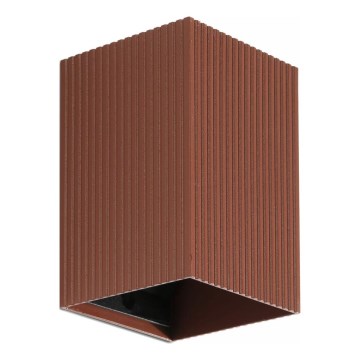 FARO 40537 - Iluminação de parede SOLE 1xGU10/8W/230V tijolo recortado angular