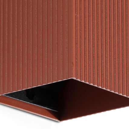 FARO 40537 - Iluminação de parede SOLE 1xGU10/8W/230V tijolo recortado angular