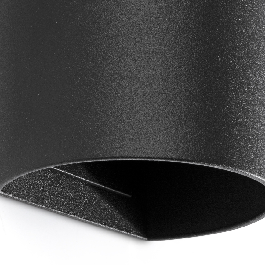 FARO 40539 - Iluminação de parede SOLE 2xGU10/8W/230V preto redondo