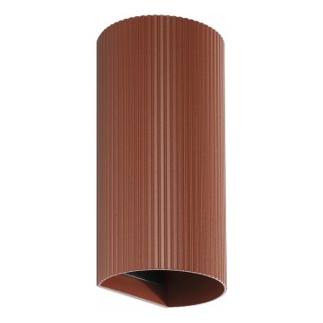 FARO 40545 - Iluminação de parede SOLE 2xGU10/8W/230V tijolo recortado redondo