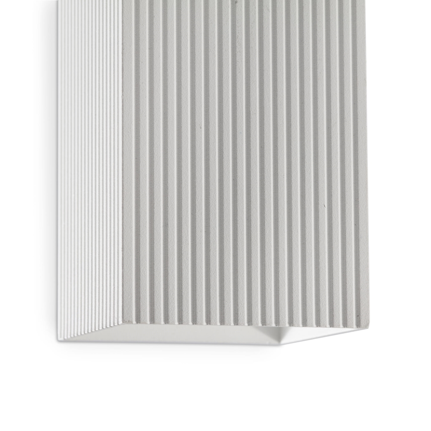 FARO 40565 - Iluminação de parede SOLE 2xGU10/8W/230V branco recortado angular