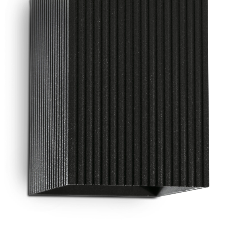 FARO 40566 - Iluminação de parede SOLE 2xGU10/8W/230V preto recortado angular