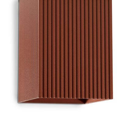 FARO 40568 - Iluminação de parede SOLE 2xGU10/8W/230V tijolo recortado angular