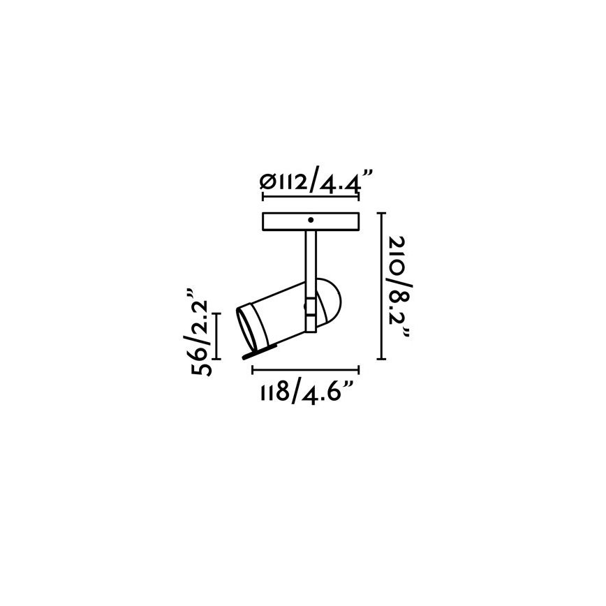 Faro 43529 - Refletor ORLEANS 1xGU10/8W/230V branco