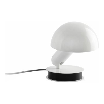 FARO 56101 - Candeeiro de mesa com clipe 2em1 BELA 1xE27/15W/230V branco