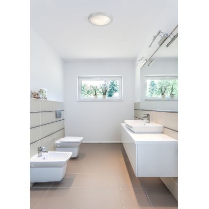 FARO 62980 - Luz de teto de casa de banho LOGOS-1 1xE27/20W/230V IP44