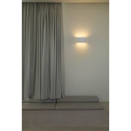 FARO 63430 - Iluminação de parede KAPPU 2xE14/7W/230V 16,8x30 cm branco