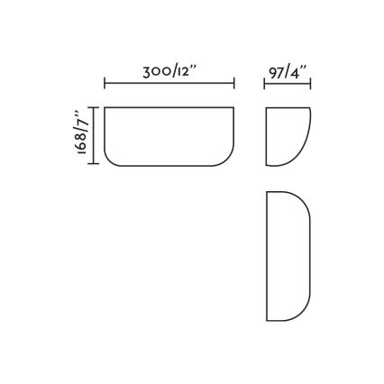 FARO 63430 - Iluminação de parede KAPPU 2xE14/7W/230V 16,8x30 cm branco