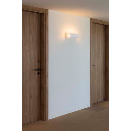 FARO 63436 - Iluminação de parede TRAMA 2xE14/7W/230V branco